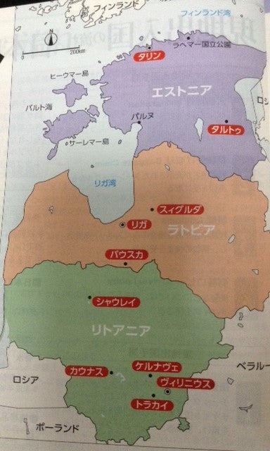 地図エストニア