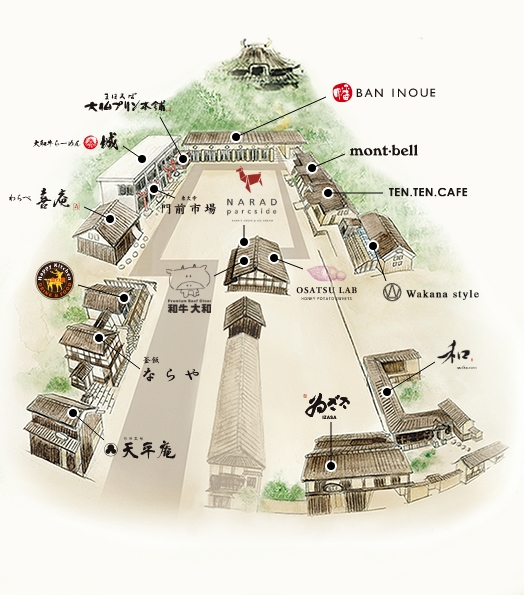 東大寺大仏殿から二月堂へのおすすめルートと所要時間奈良散歩