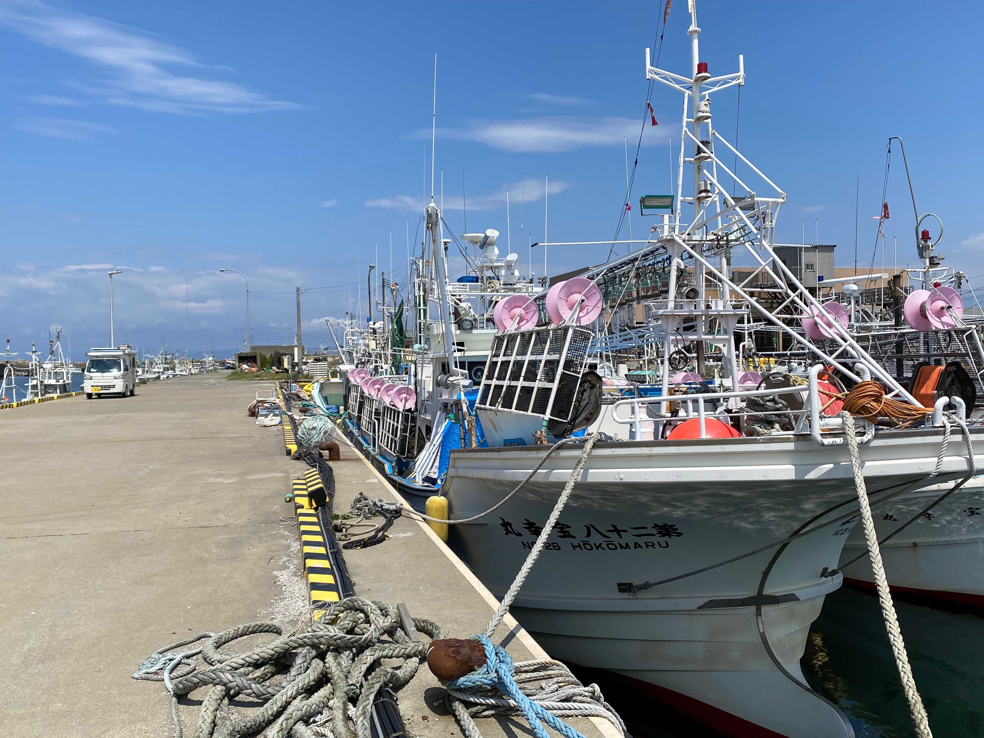 流浪の画家」の隆くん: 〇下北半島「大間漁港」。まぐろ一本釣の港