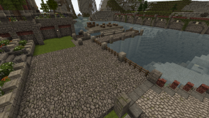 マイクラ建築：小さな船着き場。貸しボート小屋付き。簡単10×10。No.222SOUのマイクラログ