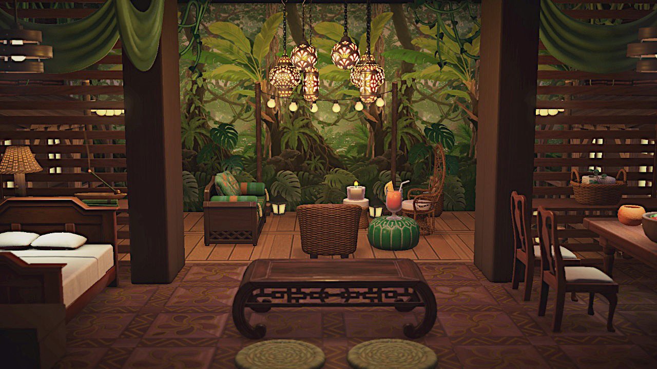 あつ森・ハピパラ サブキャラを使った温泉付き和風ホテルのレイアウト！ - いつもの暮らしをちょっと良くする