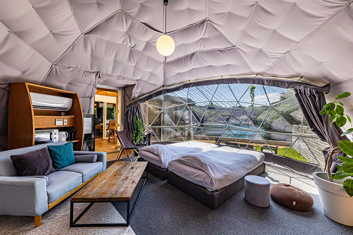 伊勢志摩グランピング グランドーム伊勢賢島 公式