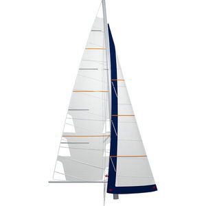 ティータオル 帆船の種類帆船の種類 型 が描かれているティータオル ガレークロス