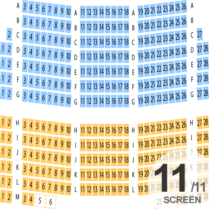 ローソン・ユナイテッドシネマ 札幌 チラシ・ポスター・レストルームステッカー掲出映画館内の視認性と注目度の高いメディア型のスペース -ショップカウンタ