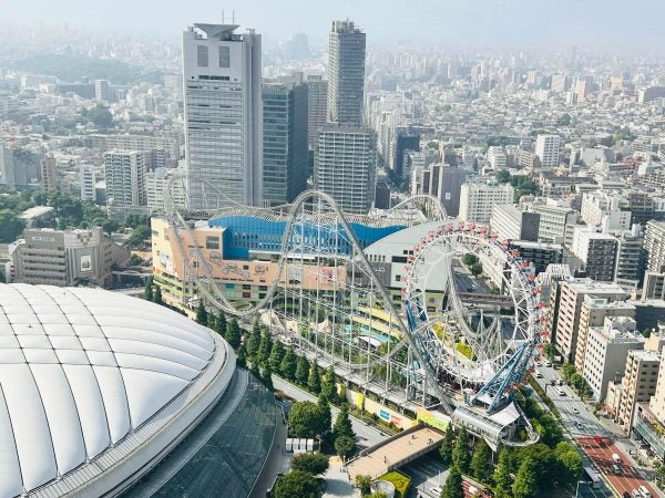 デイリーポータルZ：東京ドームの上に人