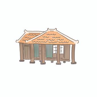 沖縄 民家イラスト無料イラスト・フリー素材なら「イラストAC」