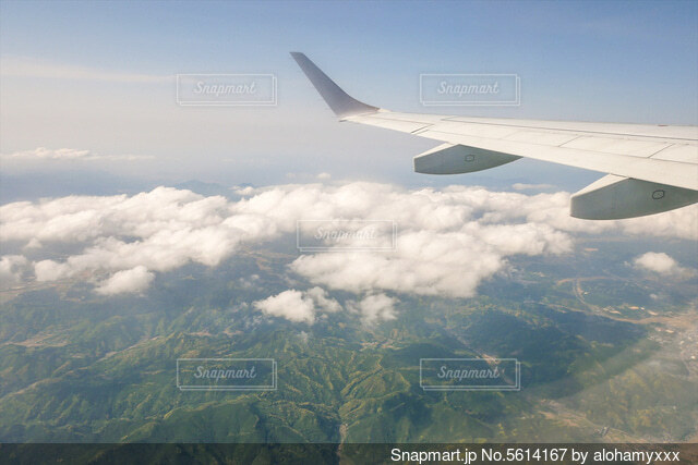 飛行機✈️からみた綺麗な景色mayu☆