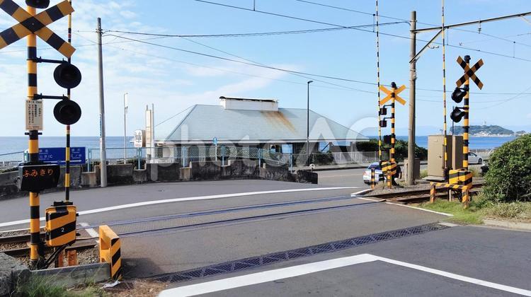 江ノ電 踏切 七里ヶ浜２号踏切