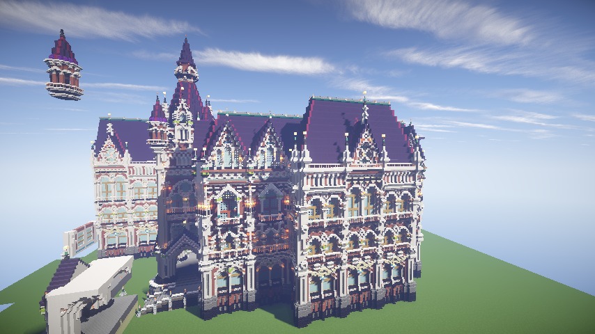 マイクラ ファンタジーな家の作り方 ～ゲートハウス建築～ Minecraftマイクラ建築マインクラフトminecraftminecraftbuildingHowtobuild