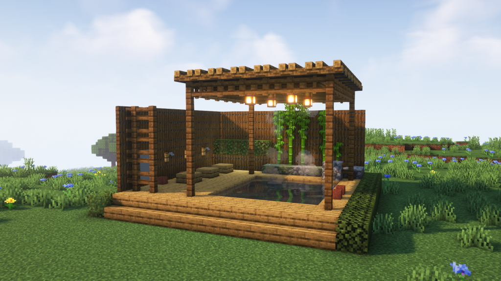 露天風呂に屋根を設置する２つのメリットと魅力を高める屋根の種類 - イーヤネット