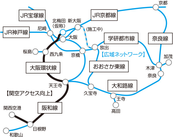 大阪モノレール延伸事業仮称 門真南駅 ⇒仮称 鴻池新田駅