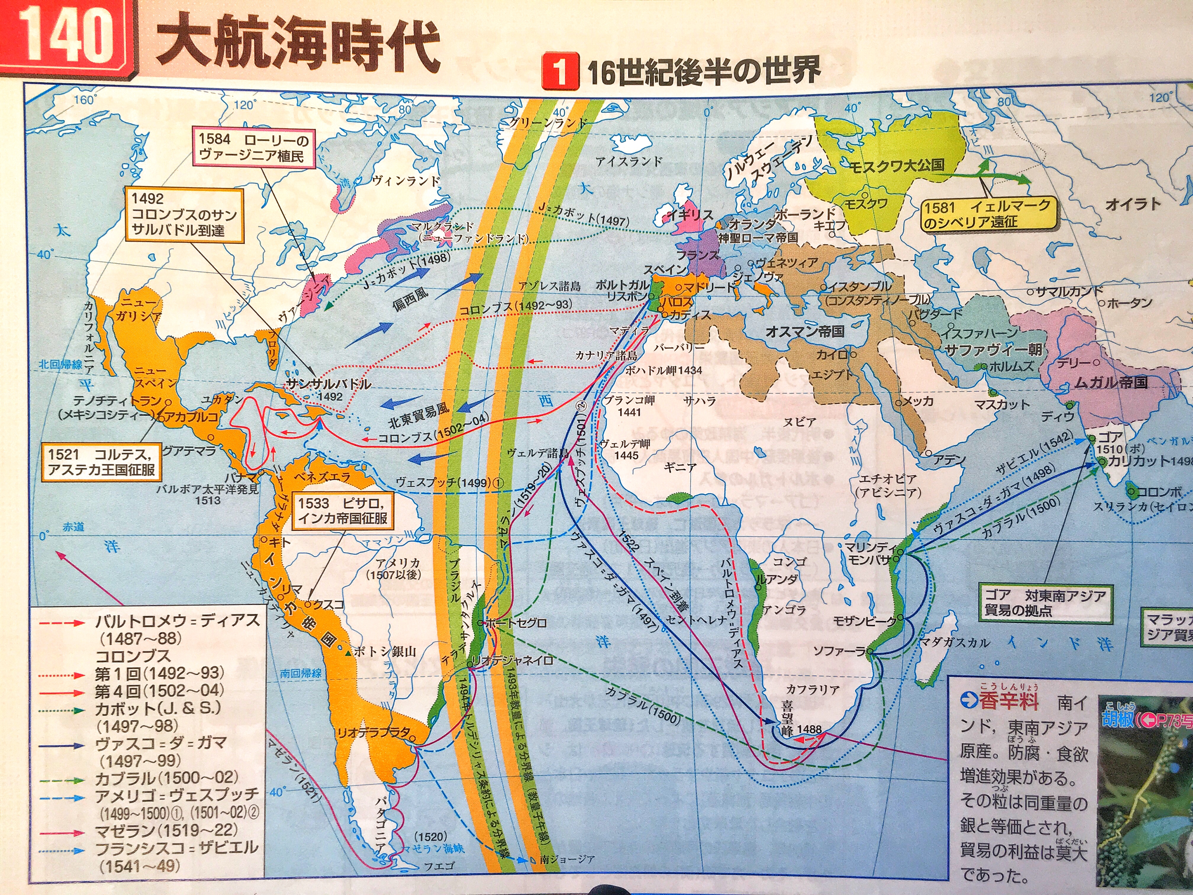 喜望峰を巡るバスコダガマ