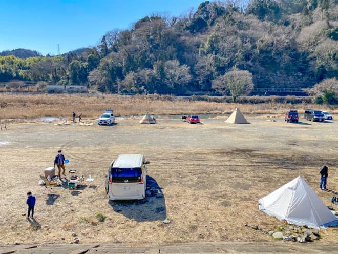 愛川町中津川河川敷で焚き火キャンプが出来る場所６か所まとめ焚き火スト@ TAKIBIST.COM