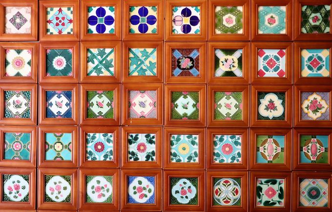 閉店 台北 西門町「紅楼」 で見られるマジョリカタイル