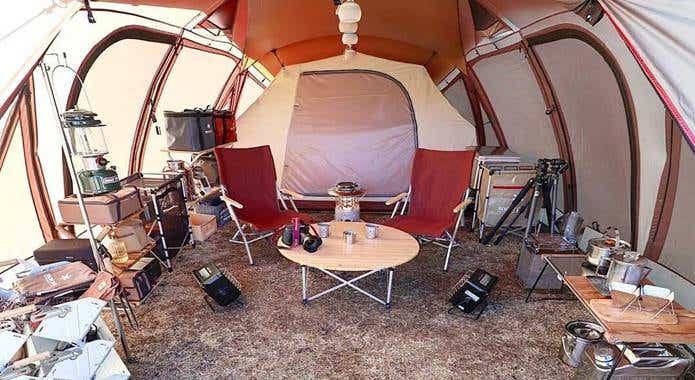 レイアウトの中心はお気に入りのテーブル！ 広々した ogawa