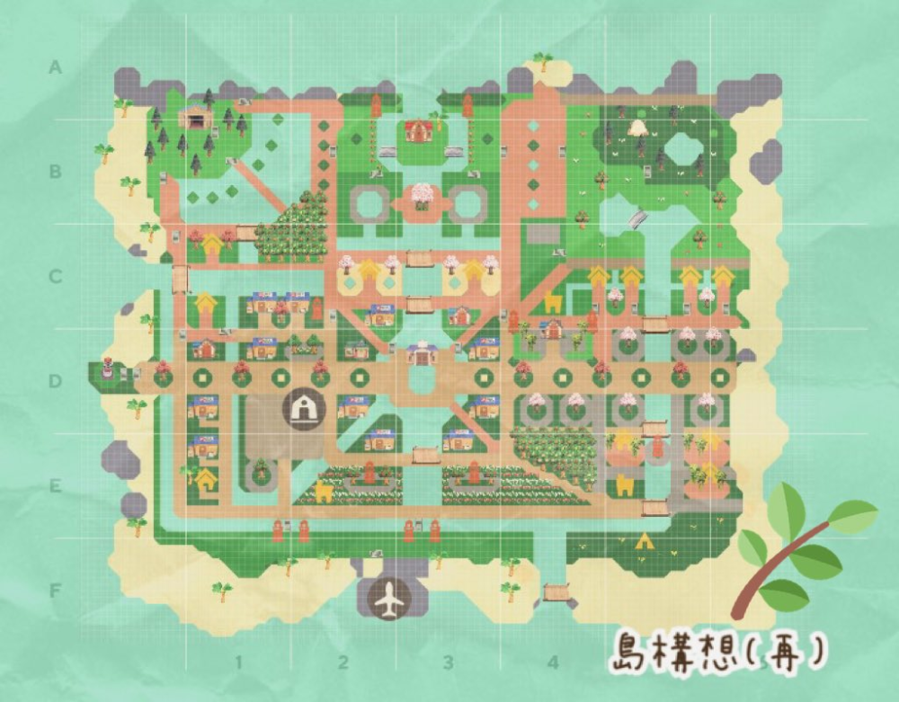 あつ森 地図のレイアウトまとめ
