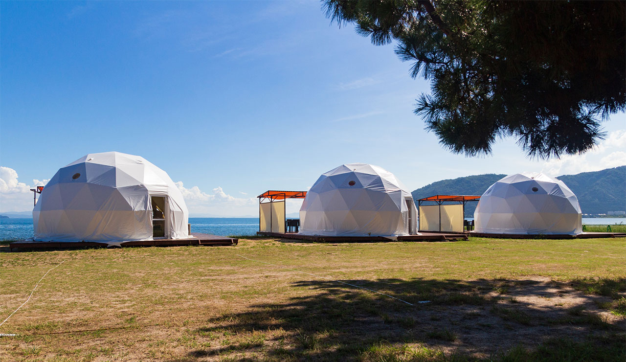 ドーム型テント グランピング ドームテント