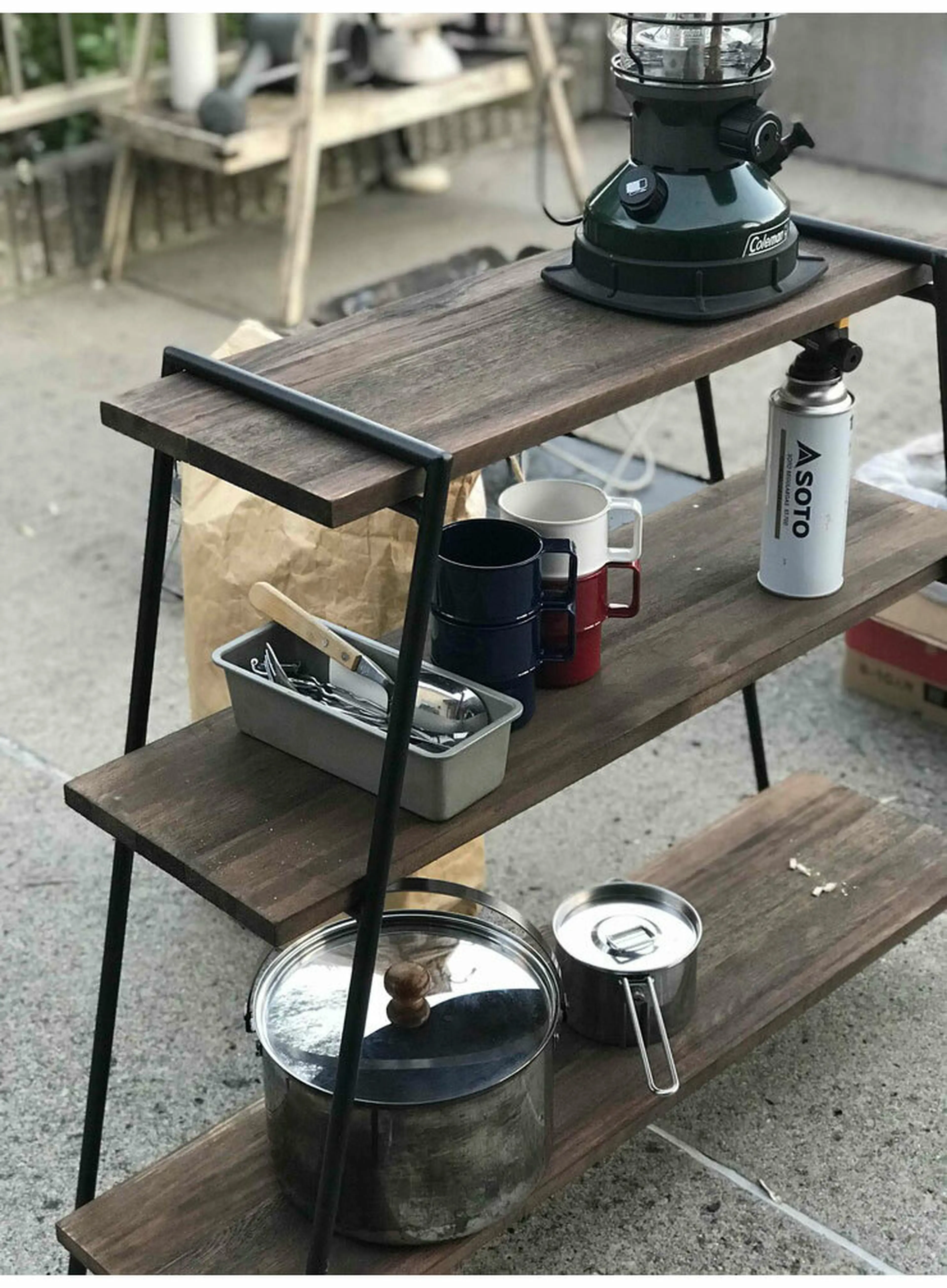 Amazon.co.jp: 限定価格□超軽量アイアンラック アイアン家具 ″持ち運び&設置楽らく