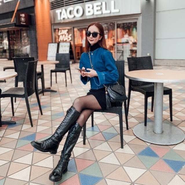 ロングブーツの韓国風コーデ8選! 最強こなれ見え着こなし術♪ –CBK