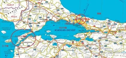 ウクライナの穀物を載せた船、ダーダネルス海峡を通り地中海へ