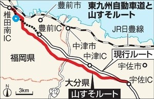 東九州自動車道 あの場所 - 愛媛のおいしい☆かめこです