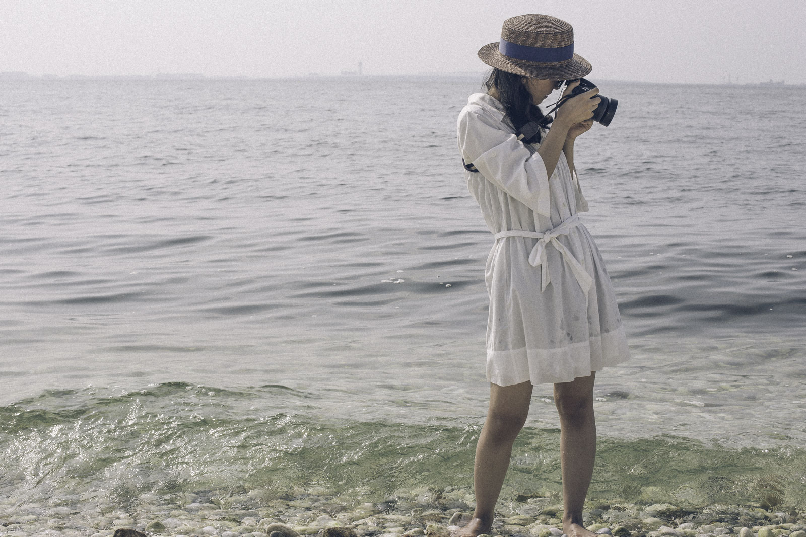 りんくうマーブルビーチと海の風景の写真素材234467490- イメージマート