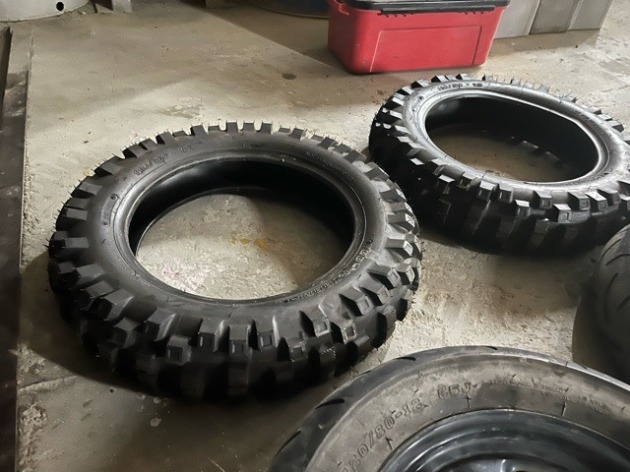 ホンダ エイプ100 タイプD オフロードタイヤ・トレール