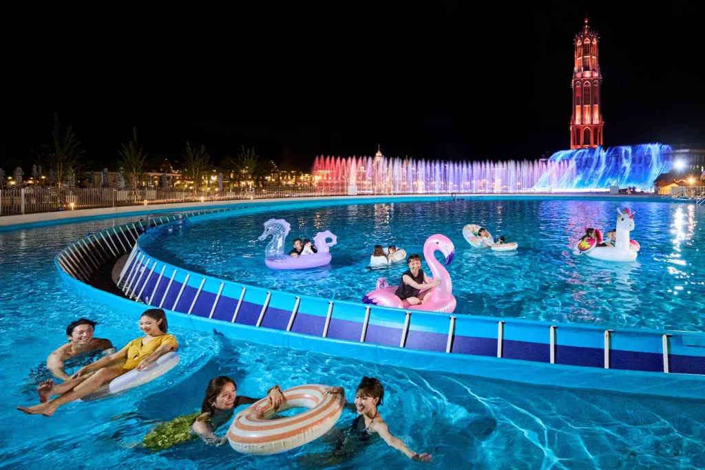 夏休みにおすすめ プール、ビール、花火 長崎ハウステンボスを徹底解説