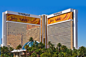 ラスベガス観光ブログ : ミラージュホテルのイルカ＆ライオン