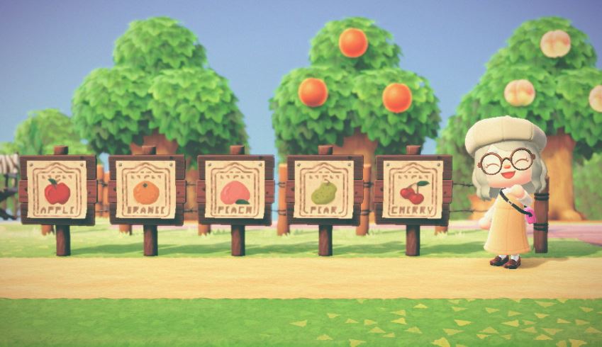 あつ森のオレンジ果樹園の島クリエイト