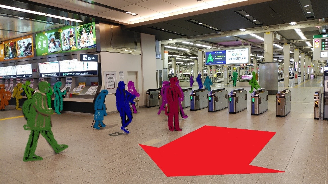 道案内 大阪うめきた店への行き方読む、鎌倉シャツ