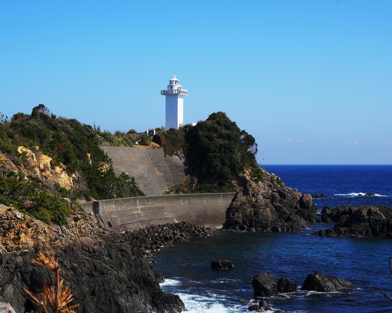 安乗埼灯台のフリー写真素材・無料壁紙三重フォトギャラリ