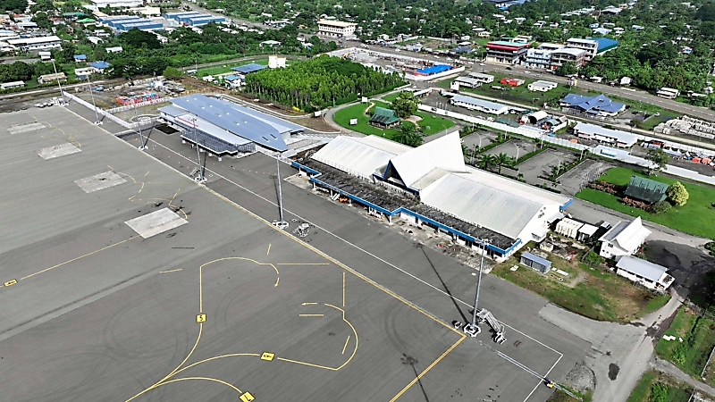 ソロモン諸島：ホニアラ港