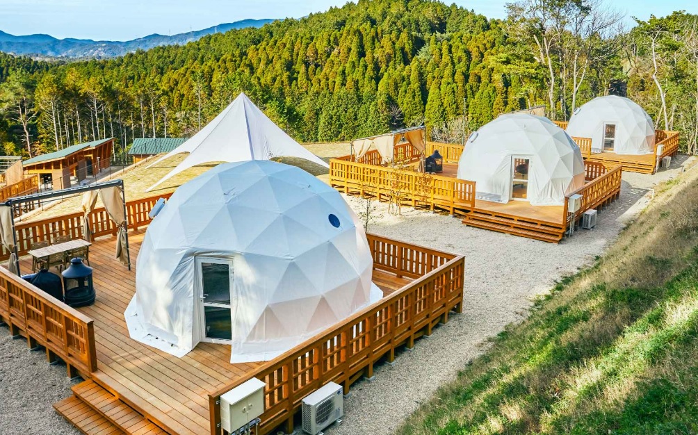 ドームテント茨城 グランピングヴィレッジIBARAKIリゾグラ予約サイト リゾートグランピングドットコム