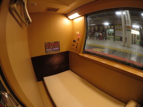 サンライズ出雲B個室ソロ乗車レポート。宍道湖の夕焼けを眺めながらロビーで晩酌♪ほろ酔い気分になって車内探検へ！ 博多からサンライズで東京へ！中編NobuPace