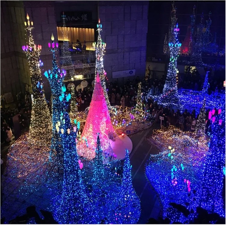 東京イルミネーション ミッドタウン、カレッタ汐留のクリスマス２０１８ 東京屋形船案内