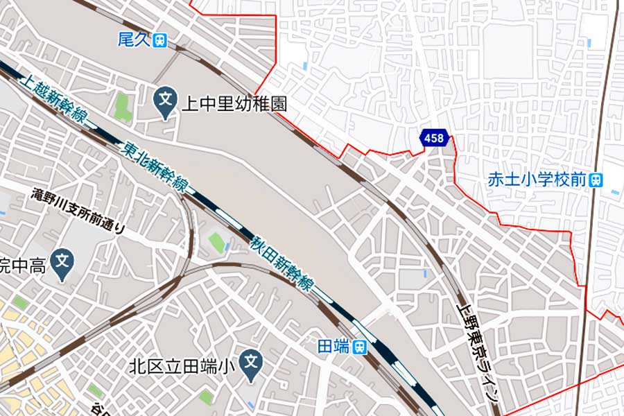 大都市圏域関係東京２３区・横浜市・川崎市・さいたま市・千葉市の通勤・通学１０％圏