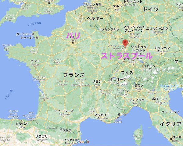 ストラスブール フランス 50x50km 市内地図 3Dモデル