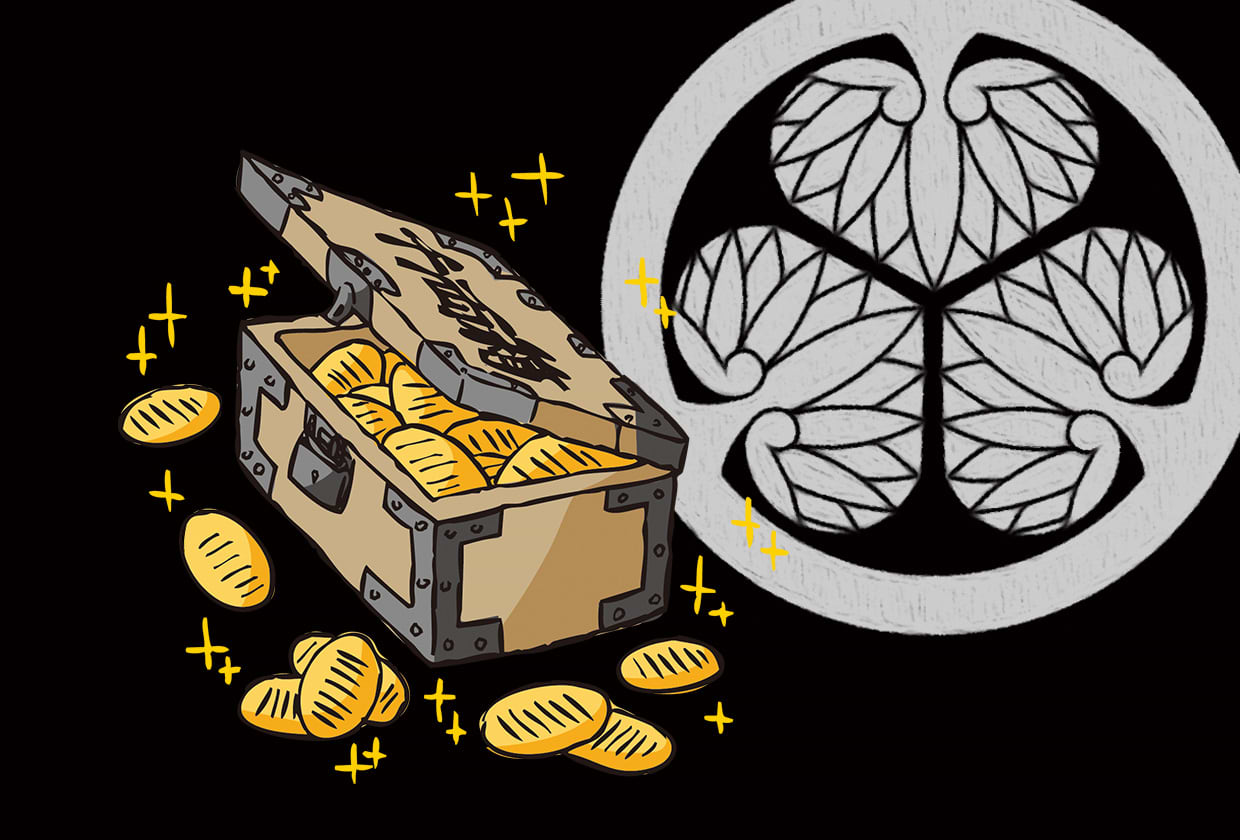 日光限定 金箔ペン立て 徳川埋蔵金 栃木