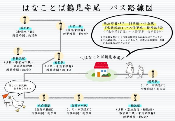 G1020サ○「川崎鶴見臨港バス運行系統図」 昭和34年6月1