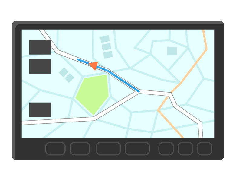 カーナビのイラスト 女性かわいいフリー素材集 いらすとや
