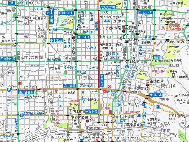 四条烏丸西入ルの謎小さいりつ