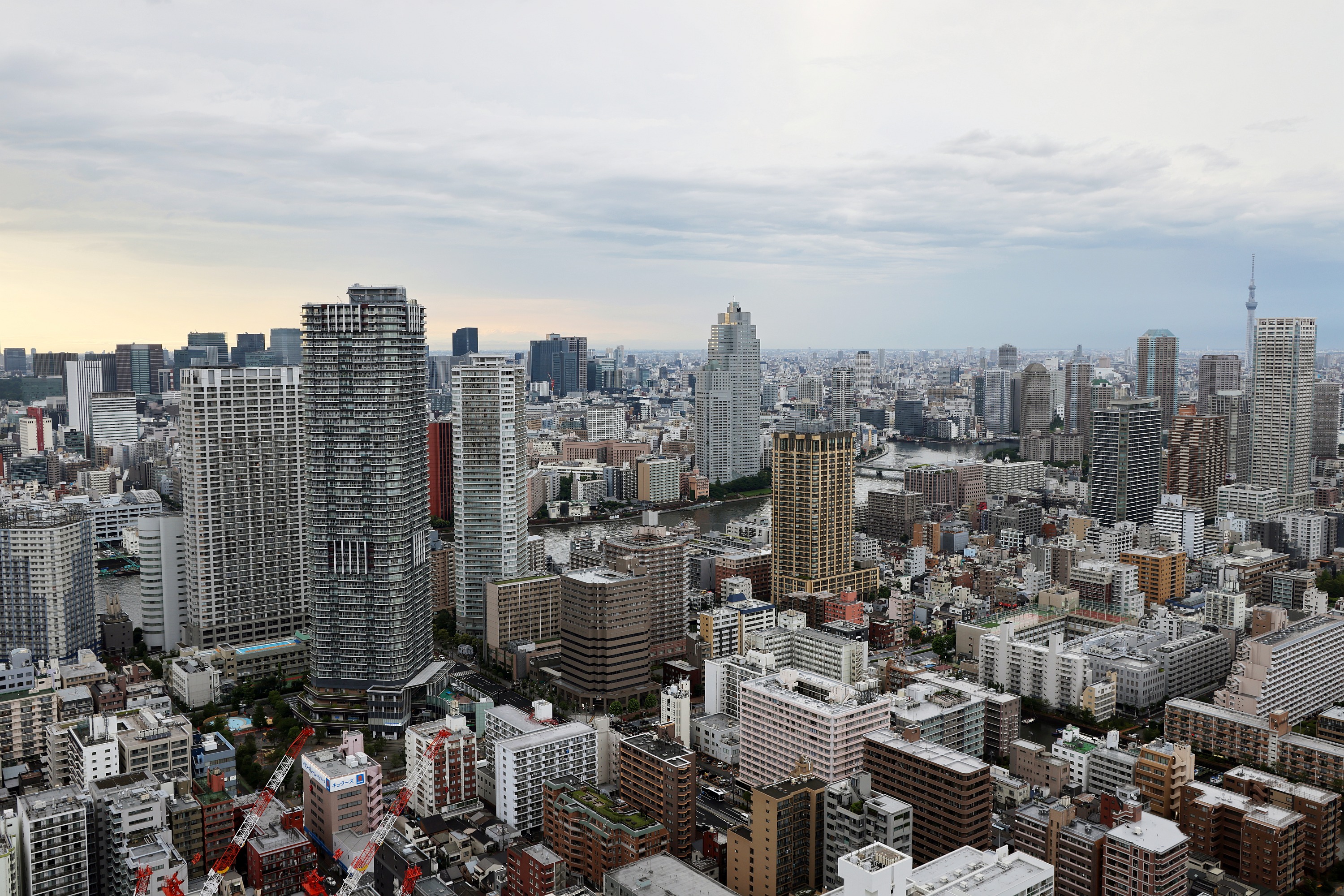 江戸川区のタワーマンションから見るパノラマ東京と東京夜景 : 超高層マンション・超高層ビル