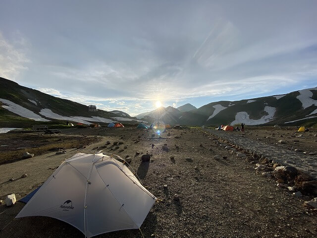 立山・雷鳥沢キャンプ場で初めてのテント泊デビューしてきた話