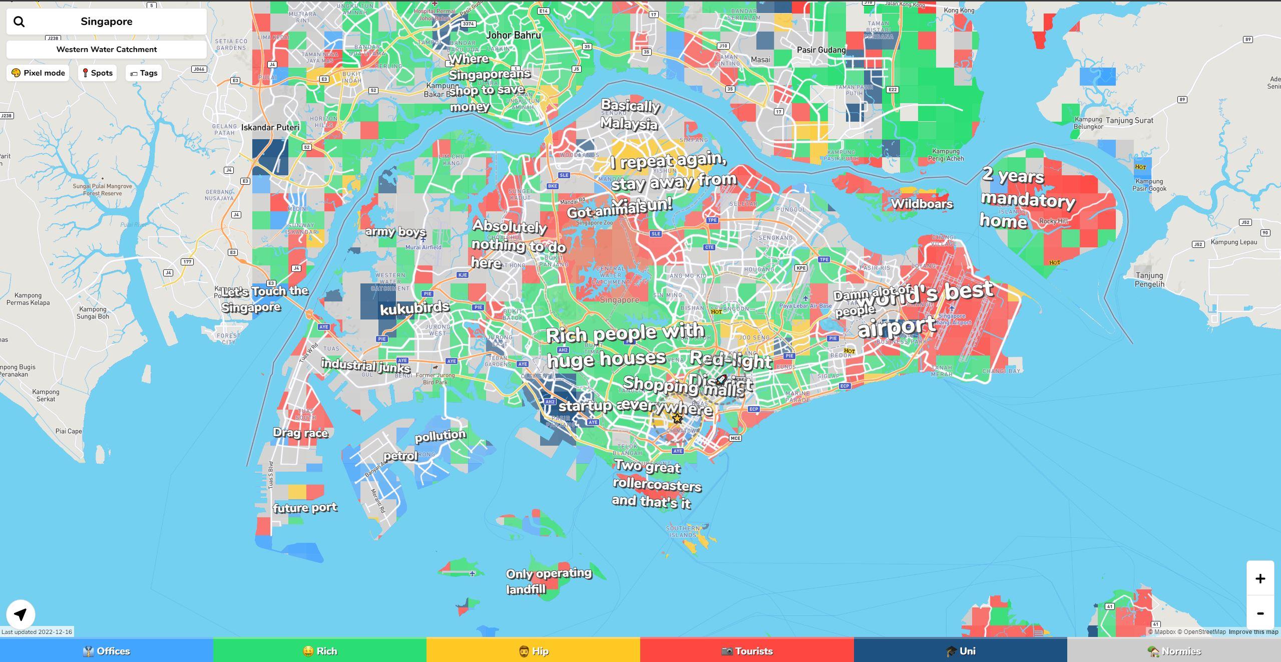 シンガポールの人気エリア