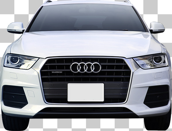 白の背景に分離された小型のスタイリッシュな車正面の写真素材・画像素材 Image 11570724