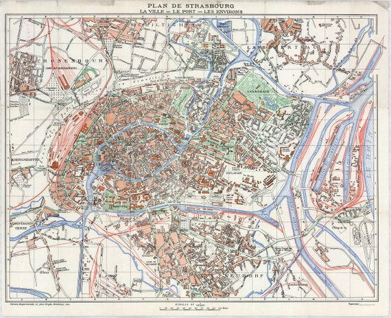 ストラスブール フランス 50x50km 市内地図 3Dモデル