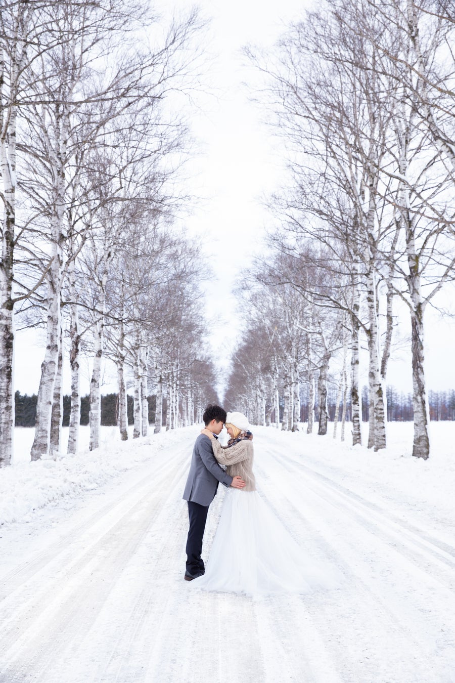 冬ロケ絶賛承り中！ 北海道ならではの雪景色でフォトウェディングはいかがですか？:*写真工房ぱれっとサッポロファクトリー店