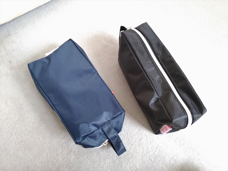 ダイソー：機能的！そのまま洗えるトラベルトートバッグ＆収納ポーチ☆ダイソーの口コミやレビュー買い物レポ暮らしニスタ