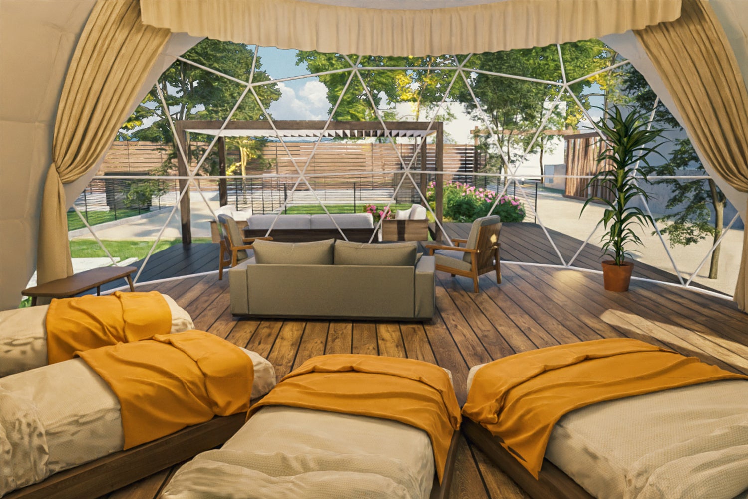 静岡・島田市に新たなグランピング施設誕生 閉校した小学校を全面改装 かつての校長室は露天付大浴場に- YouTube